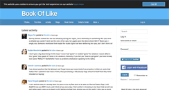 Desktop Screenshot of bookoflike.com