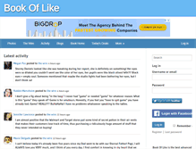 Tablet Screenshot of bookoflike.com